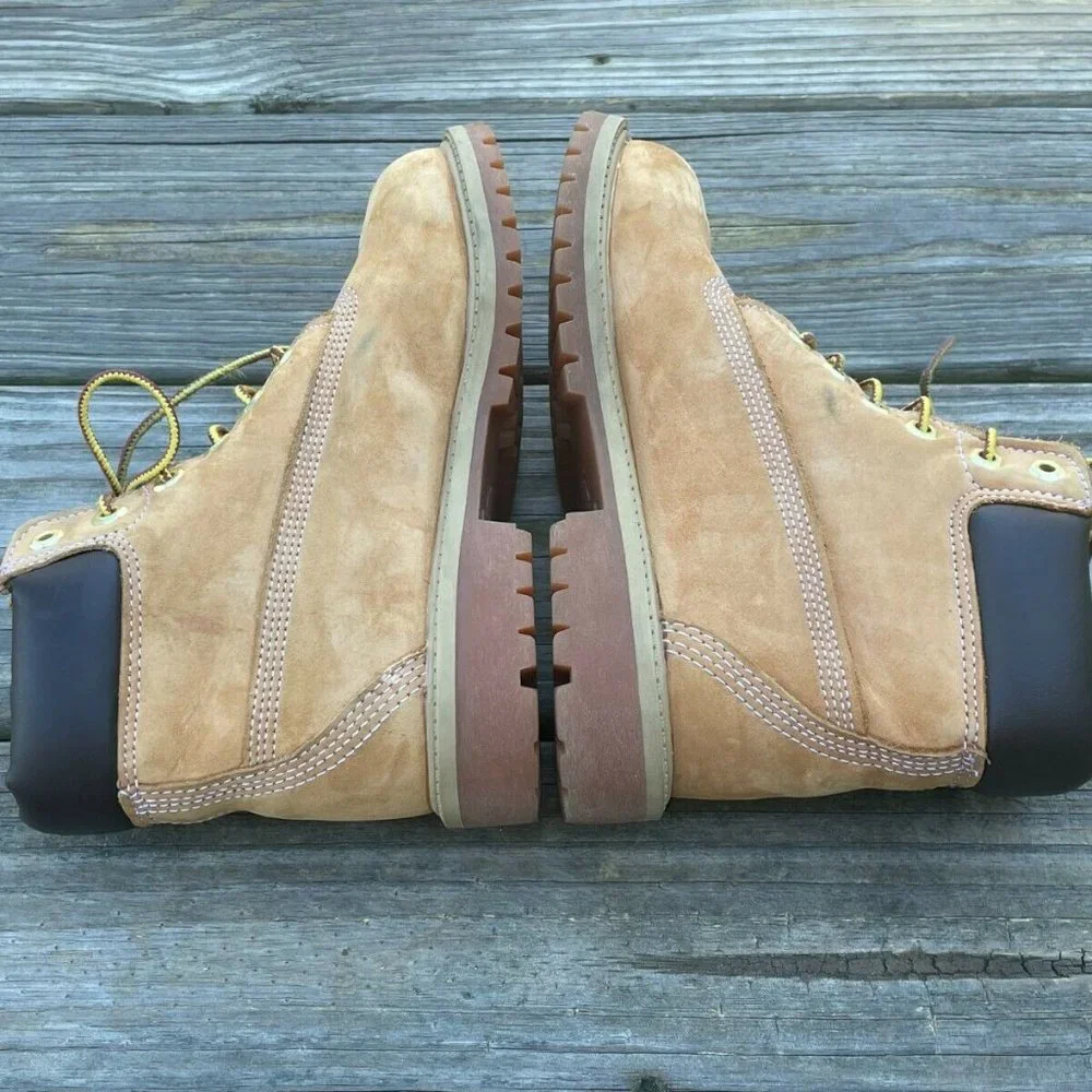 Timberland Kids Youth Boots Nubuck Leather Ankle Boots Size MISMATCH 2 / 1.5 M - Picture 9 of 12